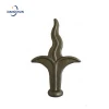 Forged steel fence spearheads wrought iron ornaments