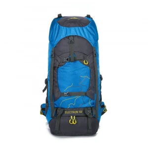 Free sample	60L	travel	water-repellent	camping	nylon cheapest female shoulder bag	hiking backpacks