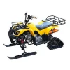 Fully Automatic 125cc Snowmobile Snow Shovel ATV with ATV Snow Track