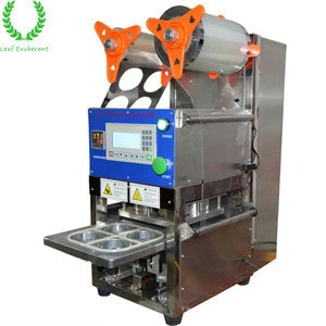 Fully Automatic Rotary Type Ice Cream Plastic Cup Sealing Machine