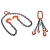 Import G80 Grade 80 4 to 40 Ton 4 Legged Lifting Chain Slings with Hook from China