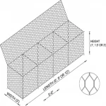 Galvanized Iron Wire Material Hexagonal Hole Shape Crab Trap Wire Mesh