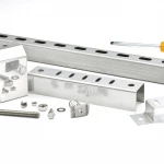 galvanized  or HDG  or powder coated metallic slotted strut channel