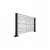 Import Garden Fence Power Coated 3D Welded Curved Triangle Bending Fence Panel from China