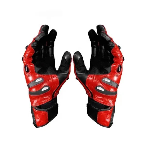 Genuine Leather Motorcycle Gloves Motorbike Gloves Racing Hot Sale Motorbike Waterproof Racing Glove