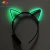 Import Glow in the dark Headwear LED Headband EL Cat Ear Headband from China