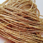 Gold bright French Bullion purl Gimp wire dapka kora