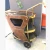 Import Gold King Gold Metal Push Bar Wine Holder Serving Cart Trolley with Microfiber from China
