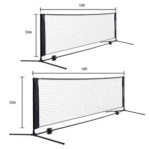 Good Quality Custom Size Outdoor Sport Portable Tennis Posts and Net