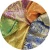 Import gorgeous 100% polyester double-sided silky metallic brocades for wedding event decoration table cover from China