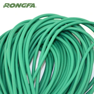 Green color soft plastic PVC tube for garden plants binding and fixing
