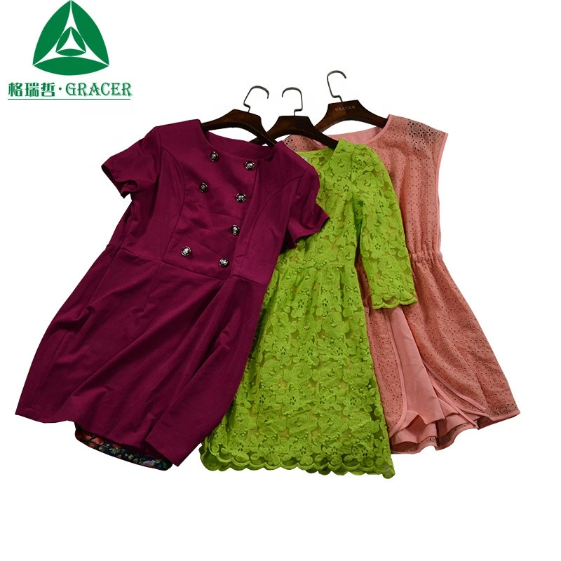 Guangzhou used clothes pakistan girls&#x27; dresses bales clothing second hand from China