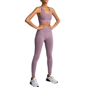 Gym Workout Outfit Yoga Sets Running Fitness Clothing Leggings Crop Top Sports Wear 2020Women