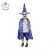 Import Halloween Children Wizard Cloak Cape Robe Witch Hat Fancy Star Pattern Masquerade Cosplay Festival School Party Supplies from China