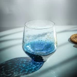 hammer glass for home drinking, romantic glass for bar, Starry sky whiskey glass