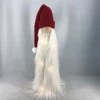 Handmade Old Man with Beard , Christmas Gnome Plush Santa Claus Elf Doll Home Ornaments Kids Gift Table Decor