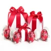 Handmade Wrapping decoration satin christmas gift ribbon bow