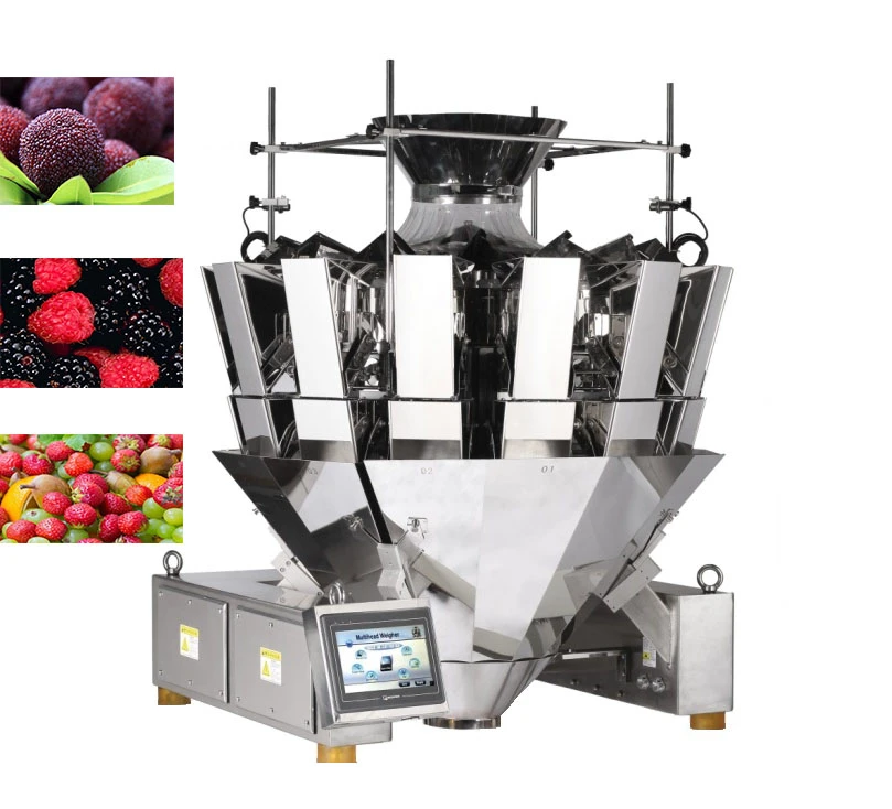 Hangzhou 14 head combination multihead weigher frozen vegetable small packaging weighing and filling machine