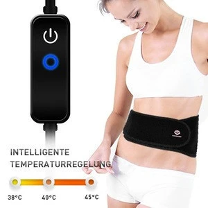 heat waist support, back pain relief belt with far infrared therapy by graphene heated film