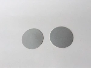 Heating resistant aluminum cap liner induction bottle cap lids seal
