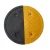 Import heavy duty 500mm yellow and black plastic speed bump from China