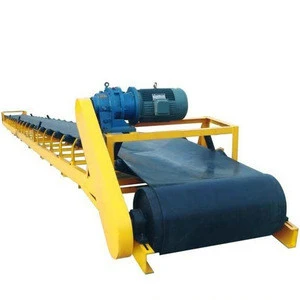 Heavy Duty Concrete Belt Conveyor System For Construction
