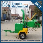 high capacity diesel engine wood shredder