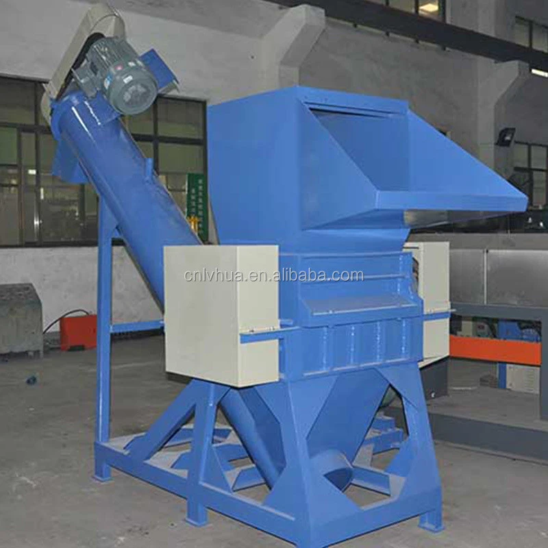 HIgh Capacity waste  plastic  crushed PP PE film and bag recycle crushing and  washing line