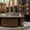 High end jewelry glass display case jewellery store display cabinet