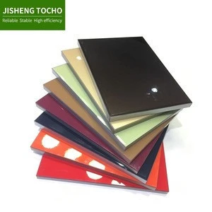 high glossy UV petg acrylic mdf melamine laminate board Panels plywood Gloss Sheet for Kitchen Cabinet