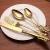 Import High Grade Luxury 304 Stainless Steel Flatware Cutlery Set Silverware Set from China