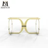 High New Design Stainless Steel  brushed gold Metal dining Table Legs
