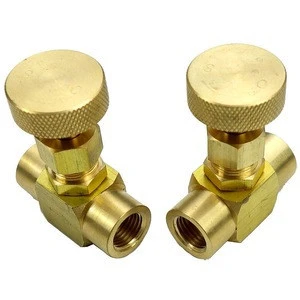 High pressure female brass needle valves brass valve 1/4&quot; female-female