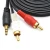 Import High quality 3M/5M/10M AV Cable 3.5mm 3 Lines To 3 RCA Male to Male Audio Video Cables from China