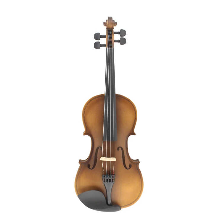 High Quality 4/4  3/4  1/2  1/4 1/8 1/10 1/16 Fittings Violin Strings Student Violin With Violin Case