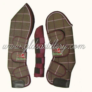 High quality 600D polyester horse travel boots