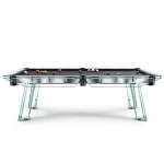 High quality 8ft modern style custom glass pool table
