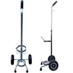 High Quality Adjustable Oxygen Holder Oxygen Cylinder Cart Oxygen Trolley