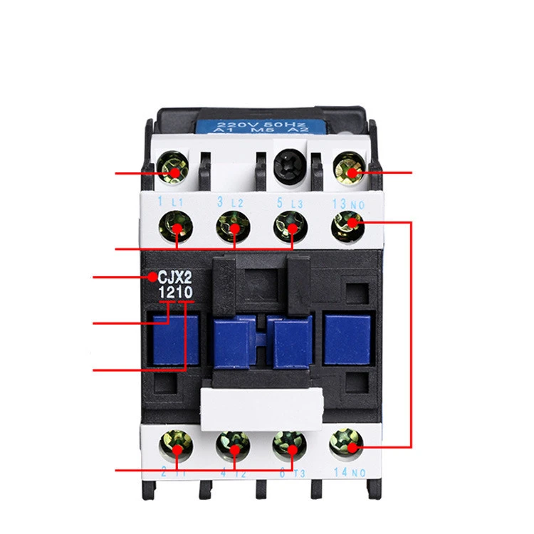High Quality CE Certified CJX2 110V 220V 380V 12A 24A 36A 1210 1810 3 phase 2P electric Magnetic DC AC Contactor Price