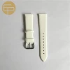 High-quality comfortable durable white flat custom nappa genuine calf leather watch band without stitching