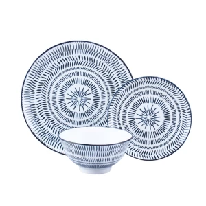 High Quality Custom Logo Porcelain Plates Dinner Plates Ceramic Dishes With LFGB Certification
