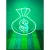 Import High quality custom US DOLLAR BAG sign REAL glass neon TUBE logo decoration for mancave garage neon signs 20*inches from China