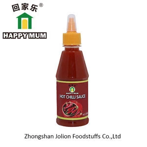 High Quality FDA Sriracha Hot Chili Sauce Squeeze PET Bottle 510g Supermarket Brc