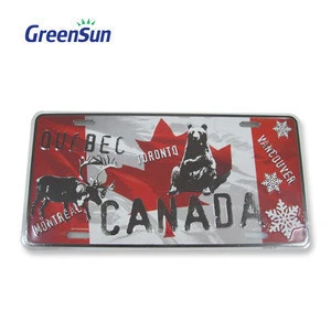 High quality hotsell sublimation aluminum license plate blank