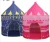 Import High quality kids indoor play tent princess toy Castle playing house kid indoor teepee tent from China