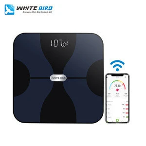 High Quality LED Display Tempered Glass Smart 150KG Digital Body Fat Scale