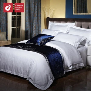 High Quality Luxury Egyptian Cotton Sateen Jacquard Pattern Bed Linen Sheets