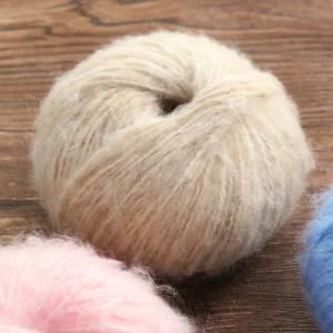 High quality Mohair wool Acrylic blended yarn for crochet and hand knitting