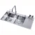 Import High-quality multifunctional stainless steel Handcrafted All-in-One Kitchen sink  Laundry Double Sink High-quality multifunction from China