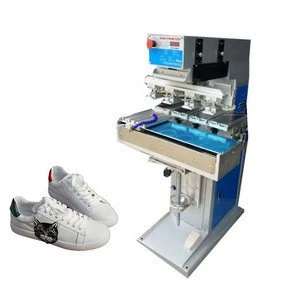 High quality pad printing machine for shoe 4 color auto pad printer for shoe sole